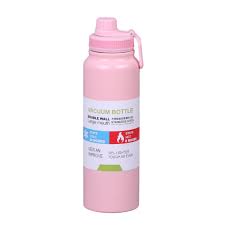 Double Vacuum Stainless Steel Bottle with Straw Lid -800ml - Image 10