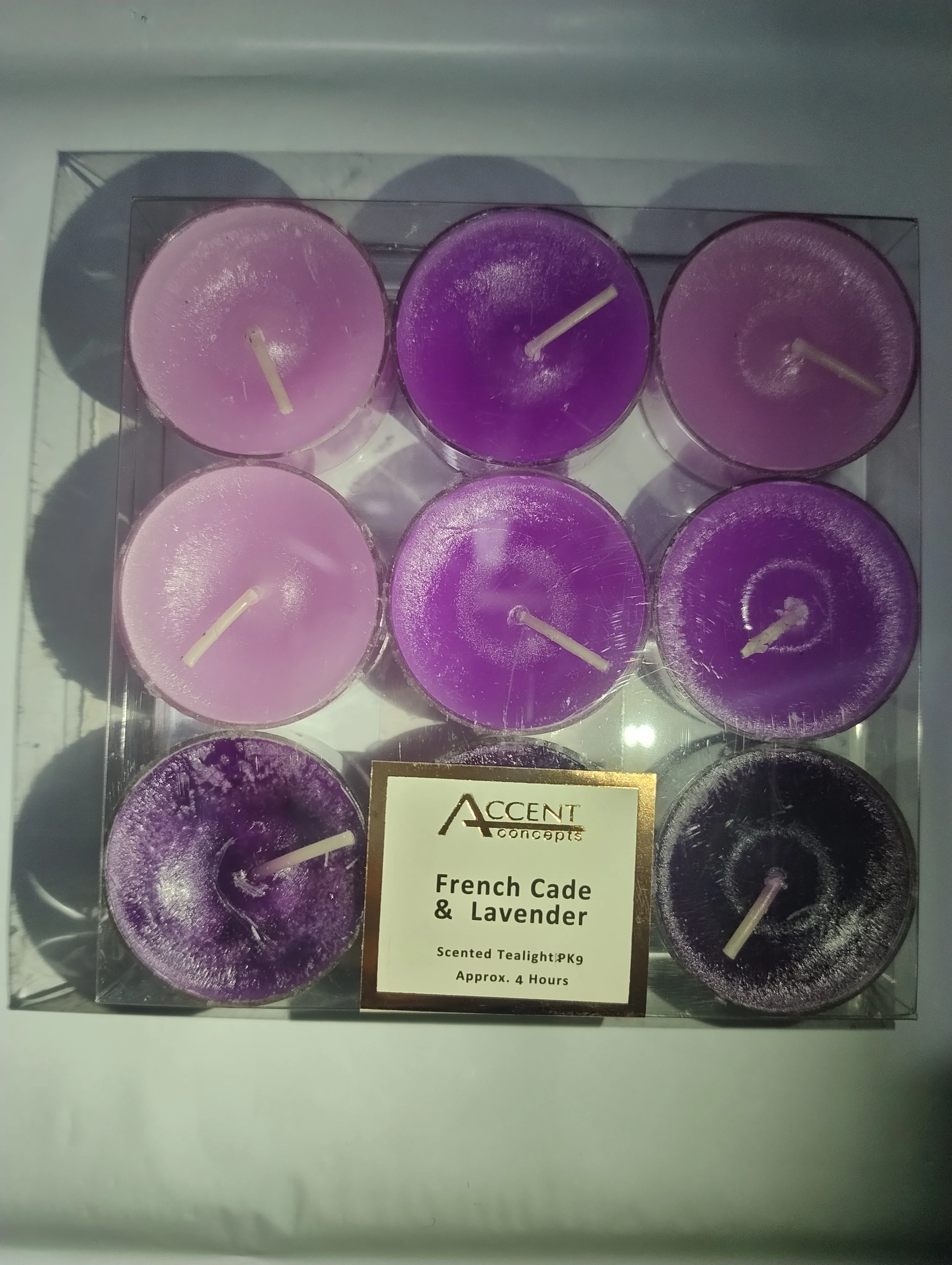 Accent Scented Tealight Candles - Pack of 9 - Image 6