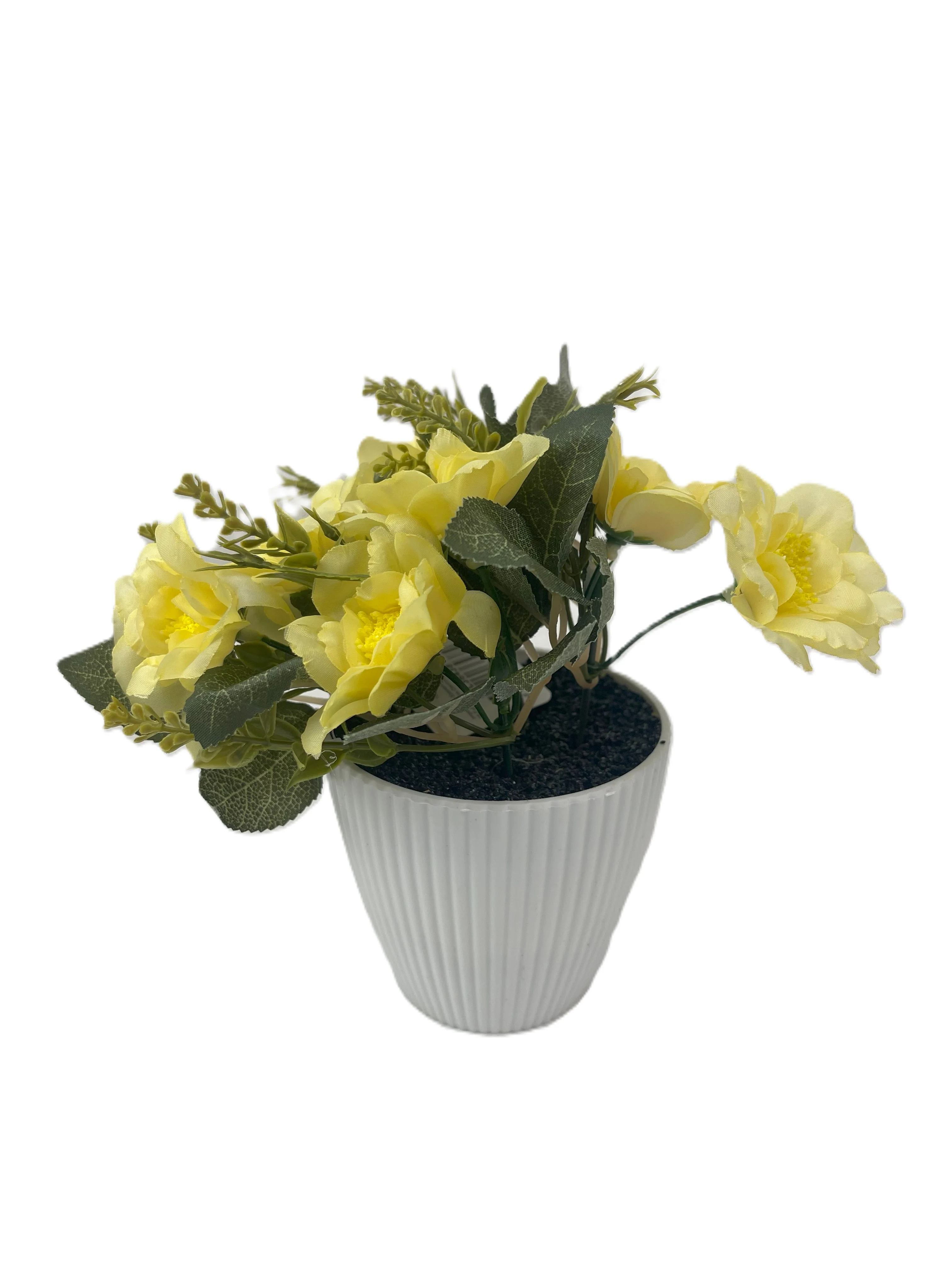 Elegant Artificial Mini Rose Pots – 16cm | Decorative Floral Arrangements - Image 2