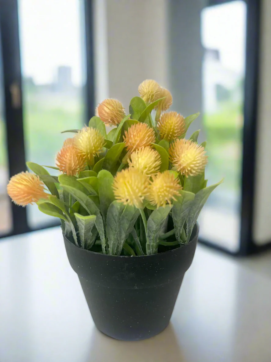 Artificial Protea in a Pot – 20cm - Image 3