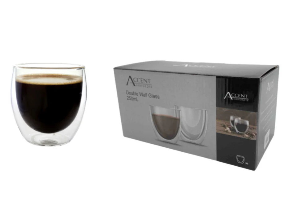 Barista Double Wall Coffee Mug - Set of 2 - Image 3