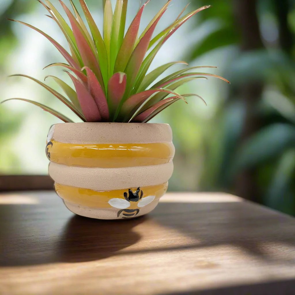 Bee Ceramic Planter Pot Medium - Image 2