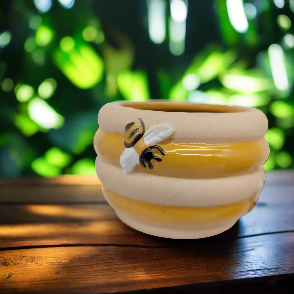 Bee Ceramic Planter Pot Medium - Image 9