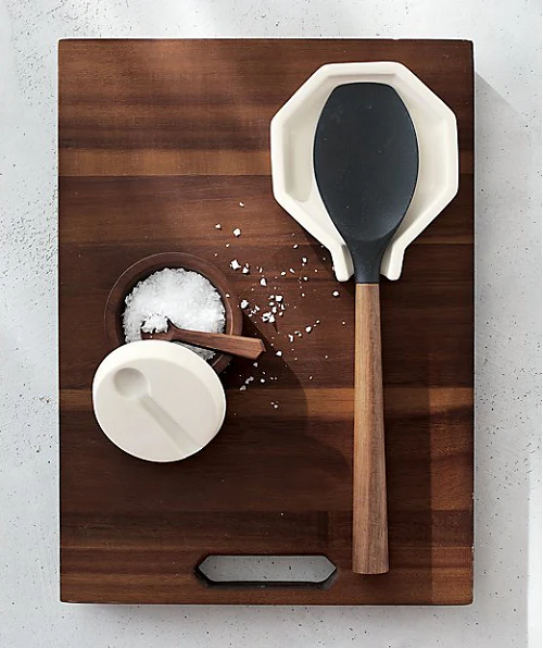 Accent Acacia Handle Silicone Slotted Lifter - Image 8