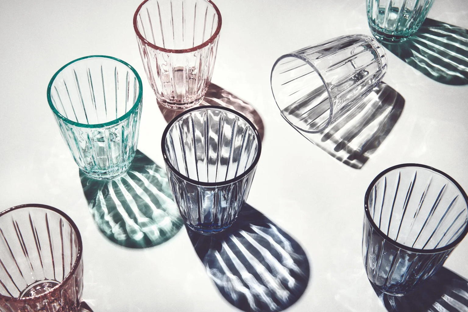 CELINE 220ml Tumbler Set of 4 - Blue - Image 3