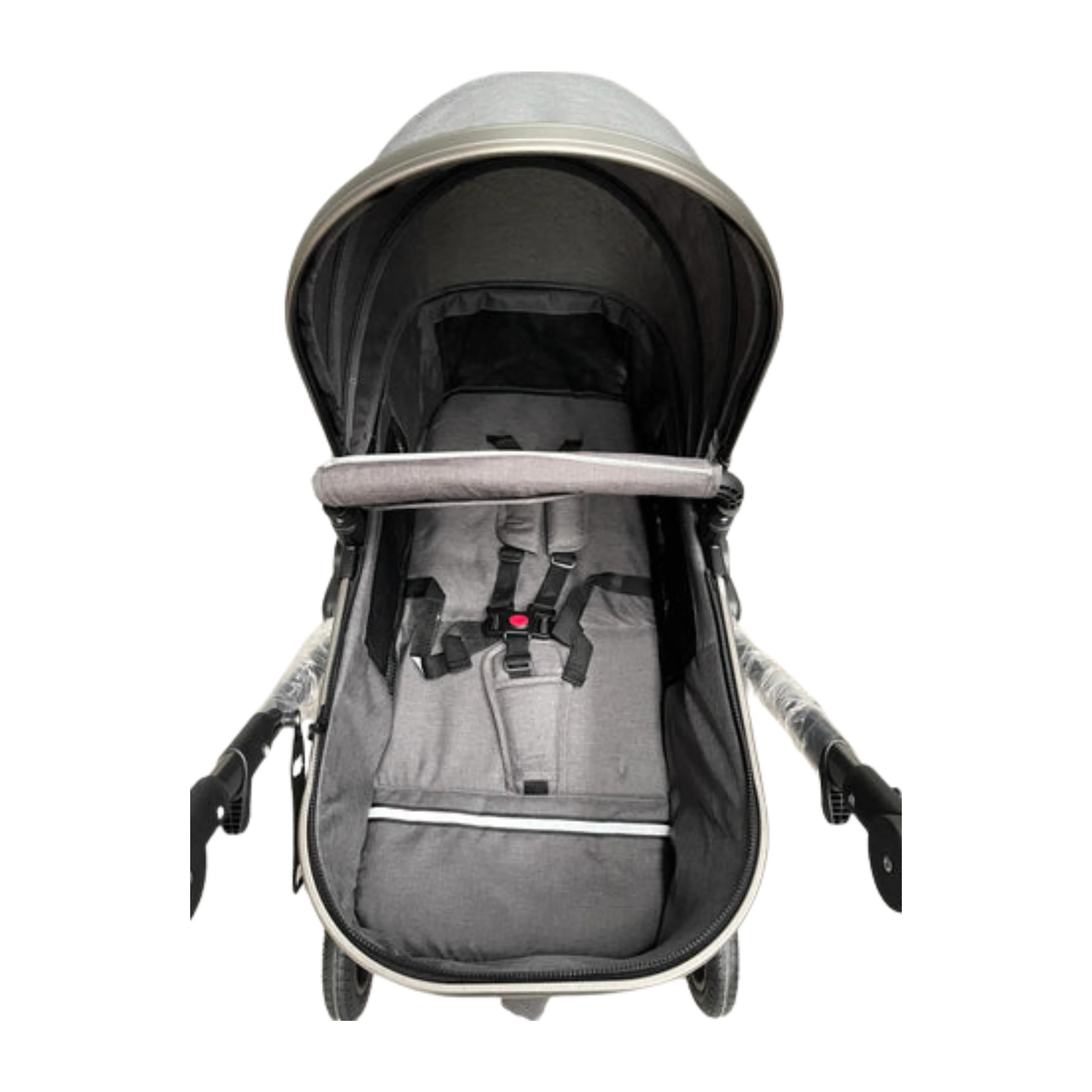 Cuteably® Baby Pram - 9 in 1 Pram Bassinet with Push Chair Set - GREY - Image 3