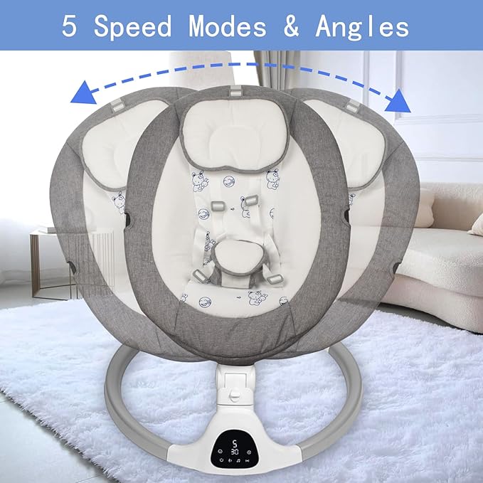 Electric Baby Swing Bouncer Rocker - Image 11