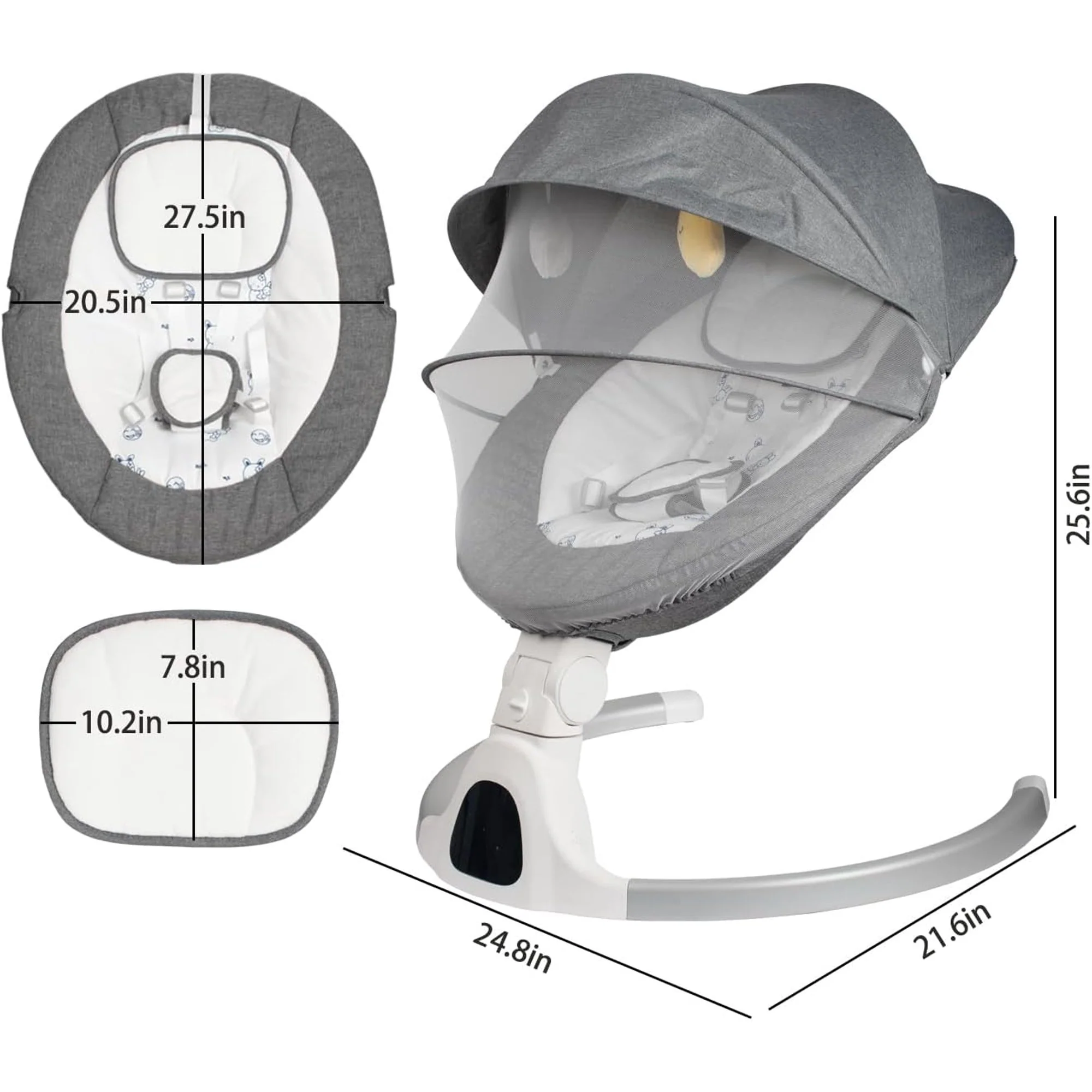 Electric Baby Swing Bouncer Rocker - Image 13
