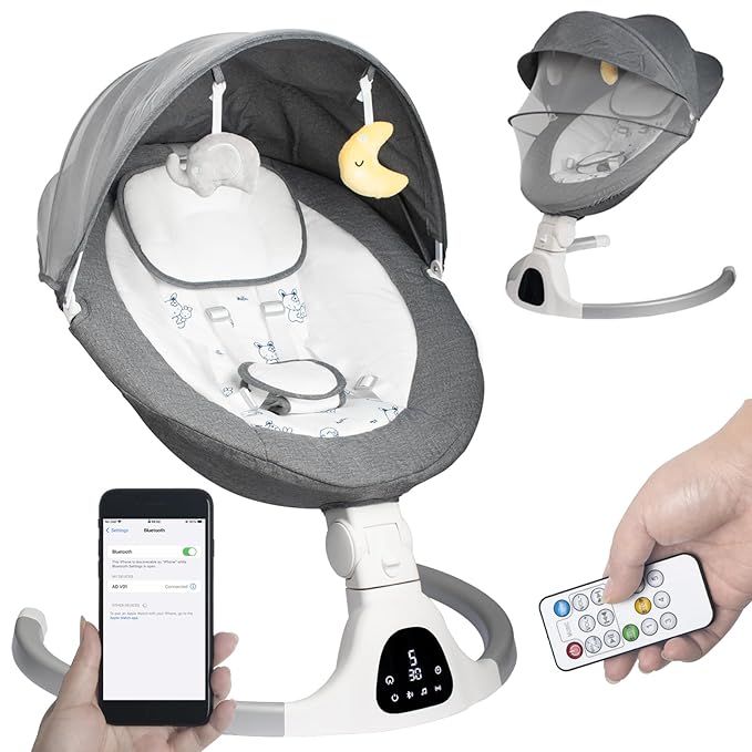 Electric Baby Swing Bouncer Rocker - Image 5