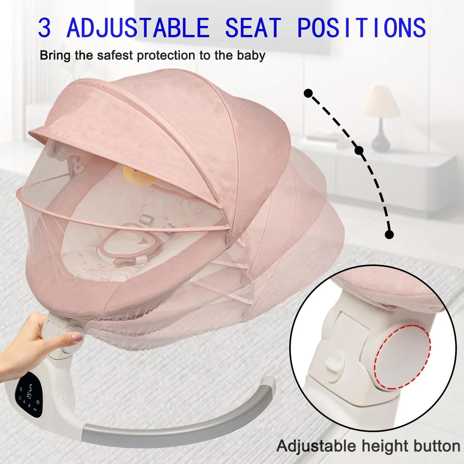 Electric Baby Swing Bouncer Rocker - Image 6