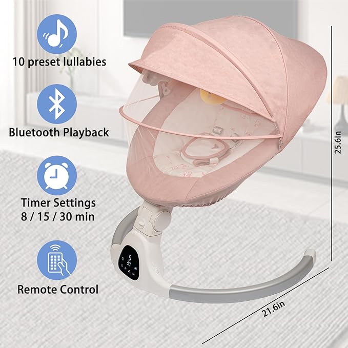 Electric Baby Swing Bouncer Rocker - Image 7