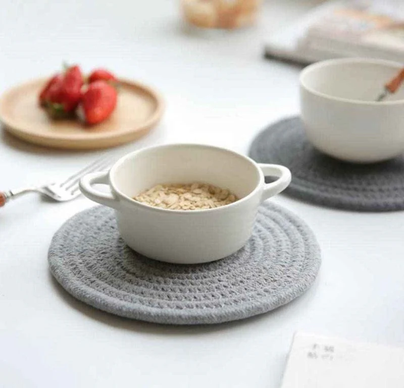 Handmade Braided Drink Coasters - Image 11