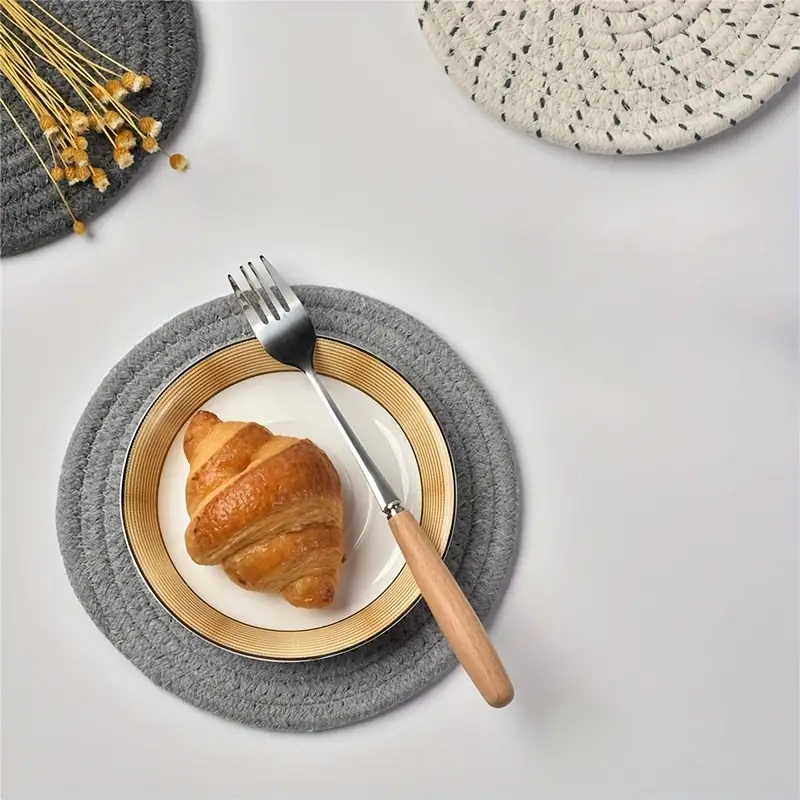 Handmade Braided Drink Coasters - Image 22