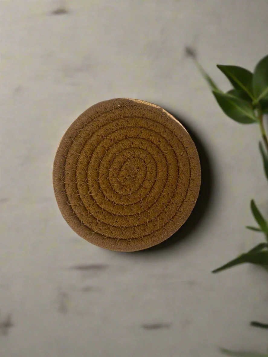Handmade Braided Drink Coasters - Image 23