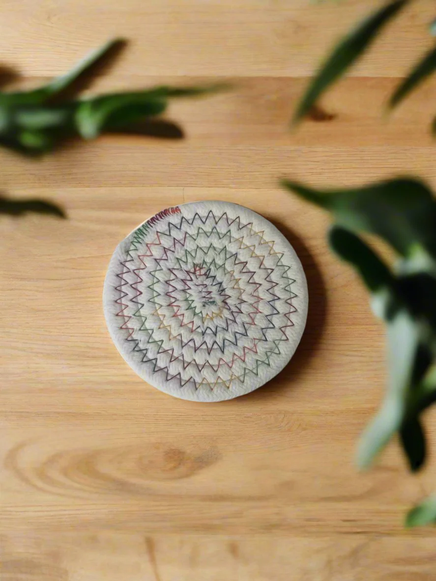 Handmade Braided Drink Coasters - Image 24