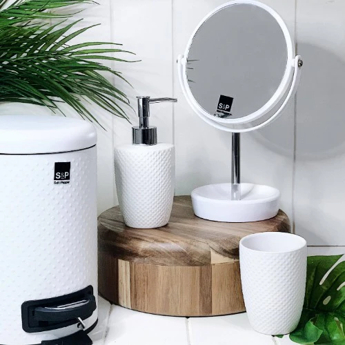 EMBOSS Soap Dispenser - White - Image 4