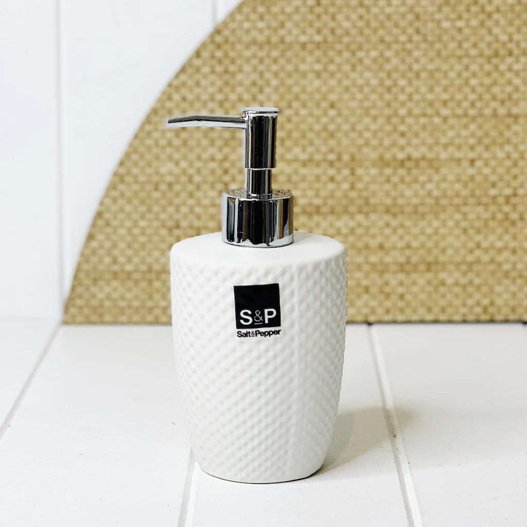 EMBOSS Soap Dispenser - White - Image 5