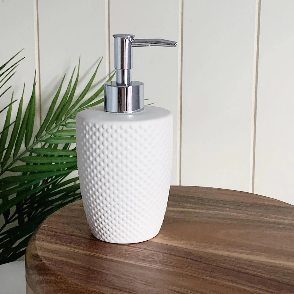 EMBOSS Soap Dispenser - White - Image 7