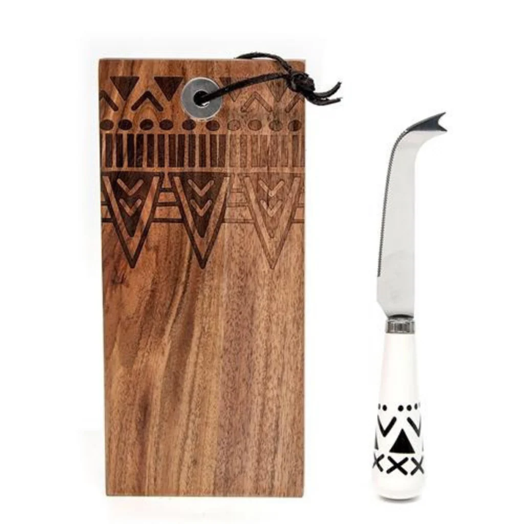 EMPIRE Cheese Board & Knife Set - Image 3