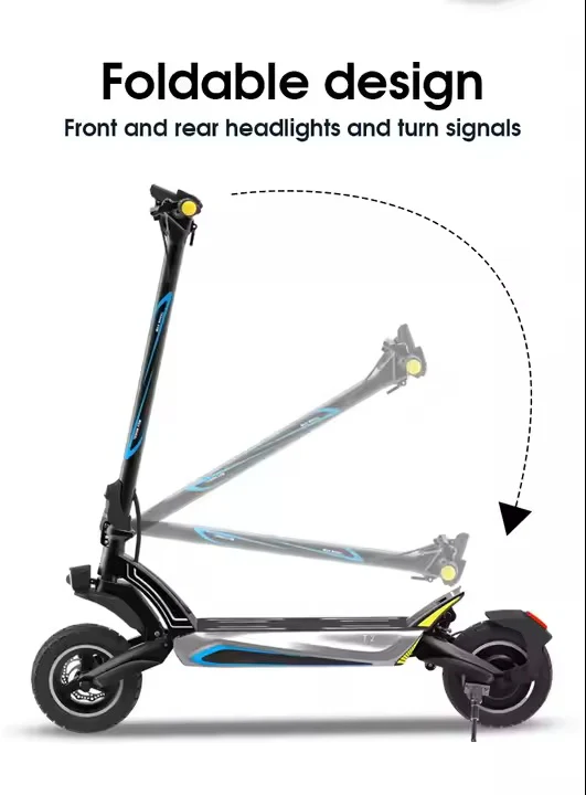 ESA GTR – Powerful 1000 W Peak Electric Scooter, Long-Range 48V 15Ah, 25–45 km/h Off-Road E-Scooter - Image 5