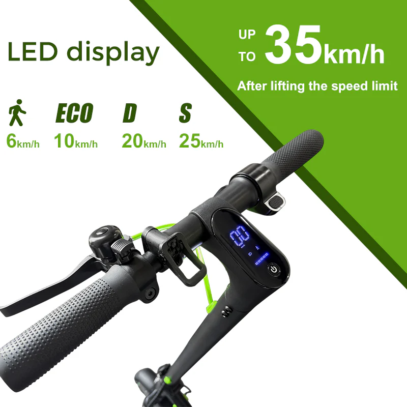 ESA Volt X10 1000W Peak Power Electric Scooter – 50km Range, 10” Solid Tyres, Suspension - Image 3