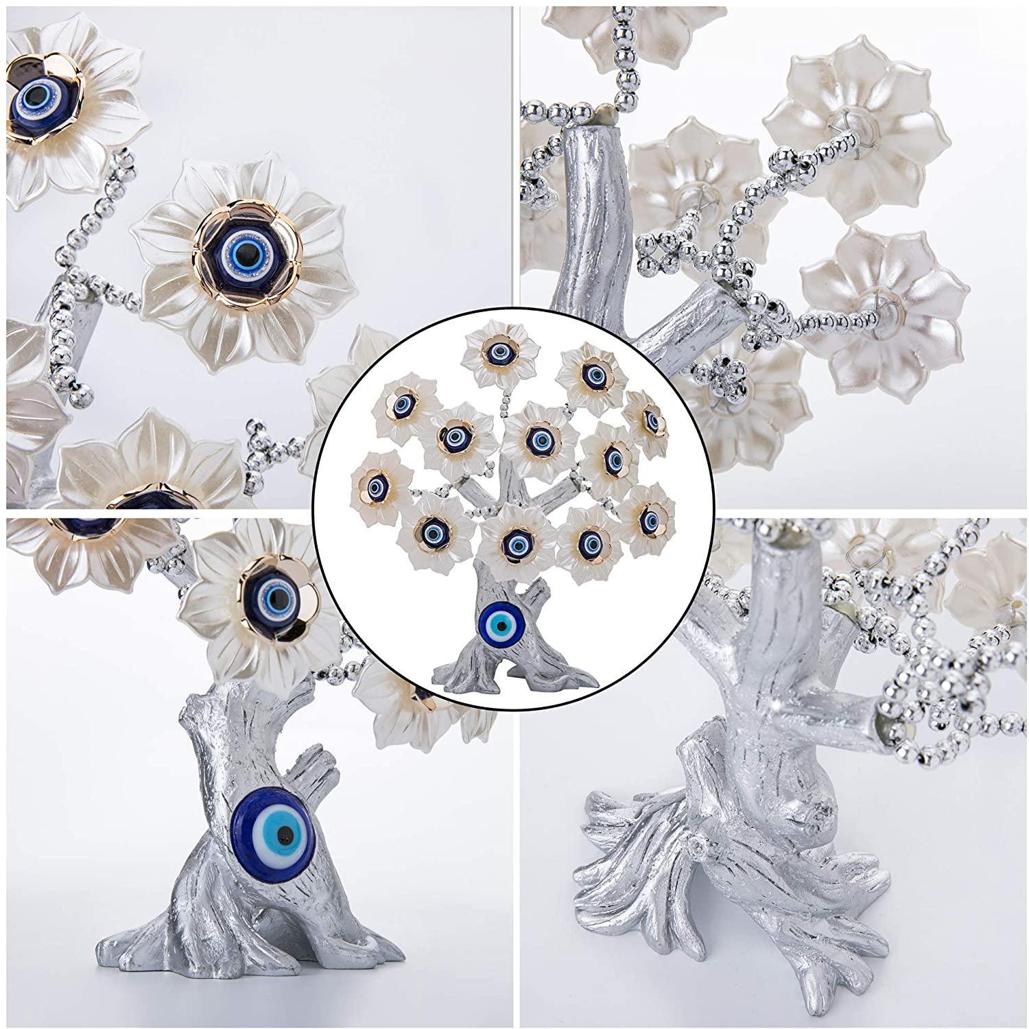 Turkish Evil Eye Feng Shui Tree – Handmade Protection & Prosperity Home Decor - Image 4