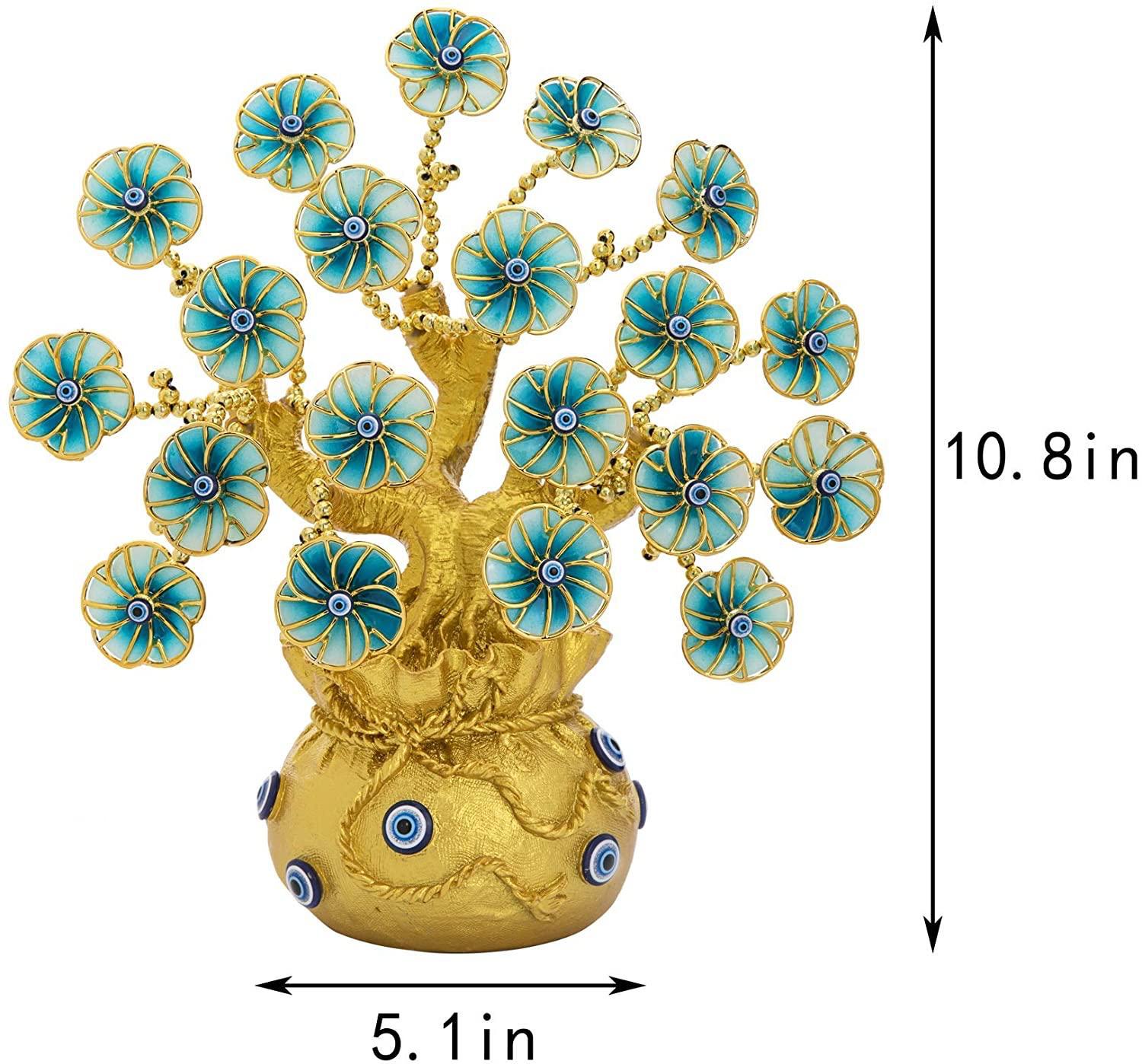 Turkish Evil Eye Feng Shui Tree – Handmade Protection & Prosperity Home Decor - Image 9