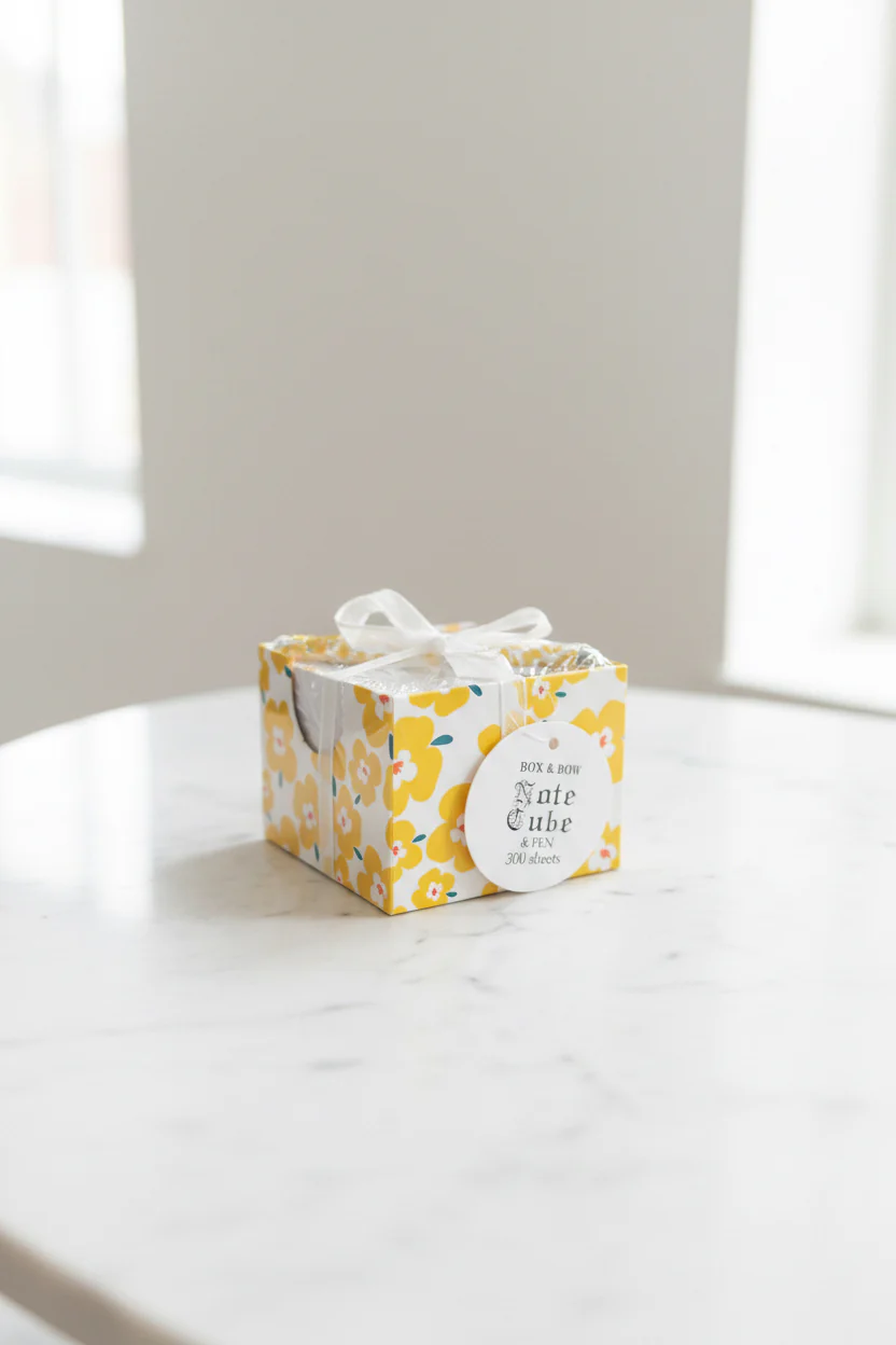 Floral Luxe Note Block with Pen - Image 11