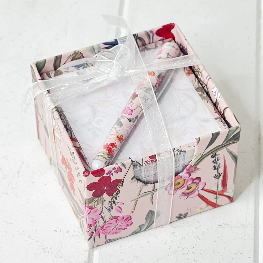 Floral Luxe Note Block with Pen - Image 7