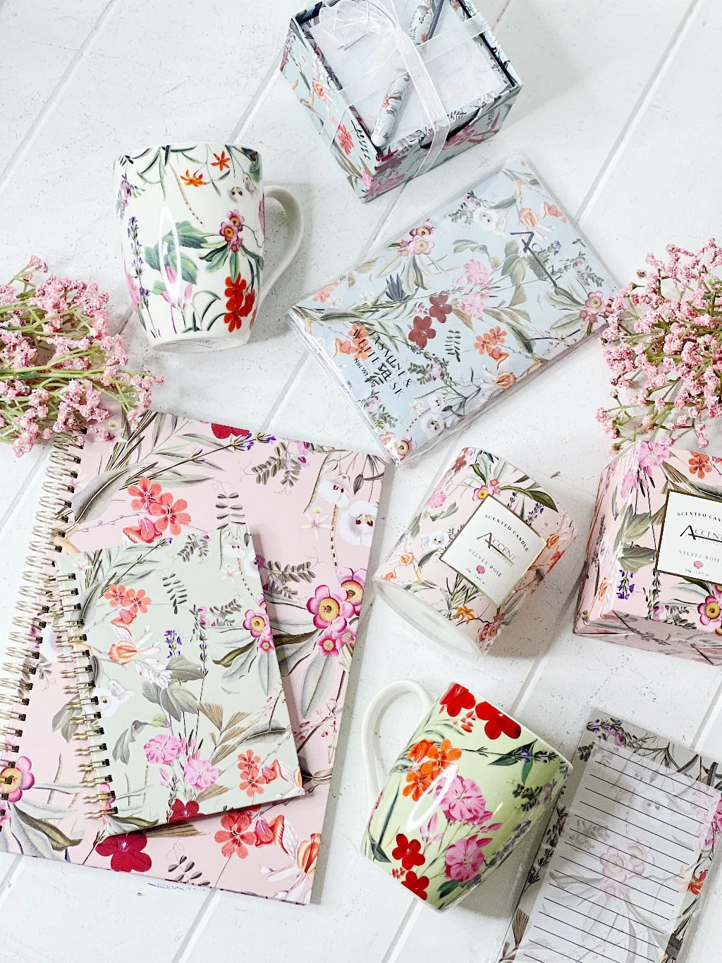 Floral Luxe Note Block with Pen - Image 8