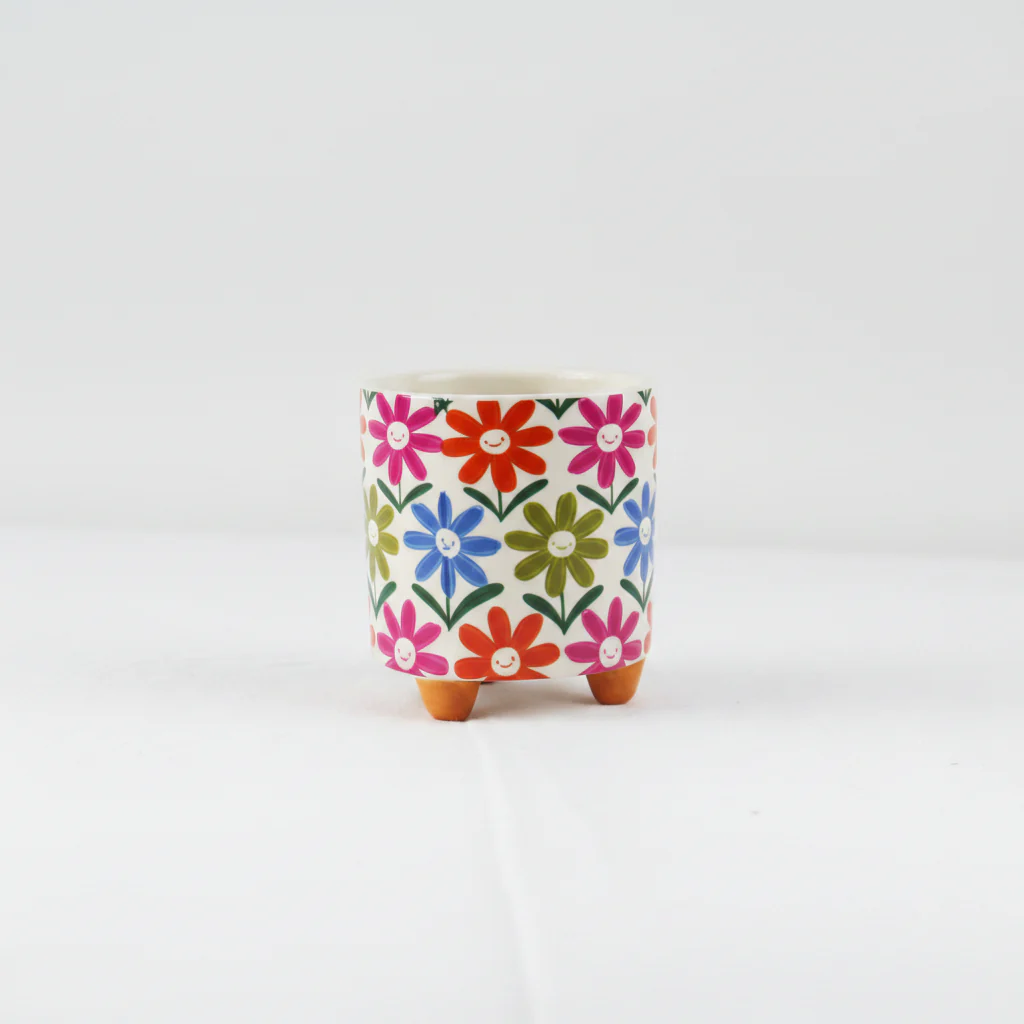 POT WITH FLOWERS PRINT SMALL