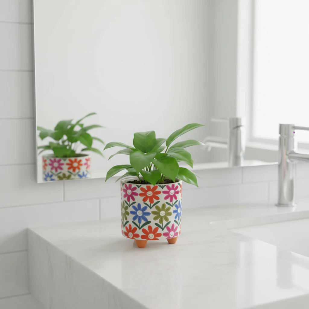 POT WITH FLOWERS PRINT SMALL - Image 4