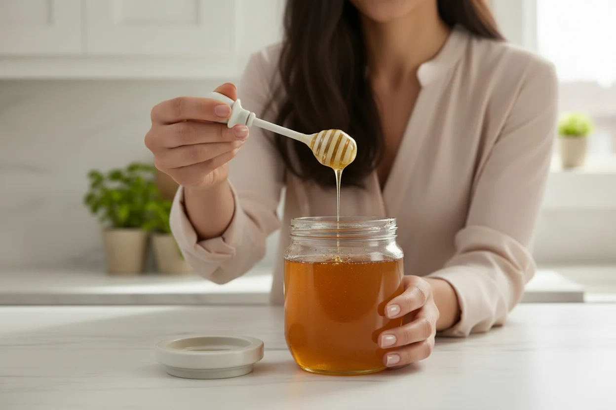 GLASS HONEY DISPENSER - Image 2