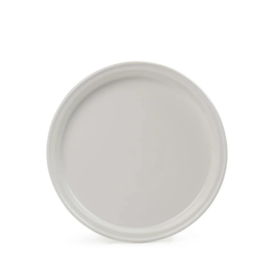 Helm 12-Piece Dinner Set - White | Rustic Stoneware Plates & Bowls for Indoor & Outdoor Dining - Image 4