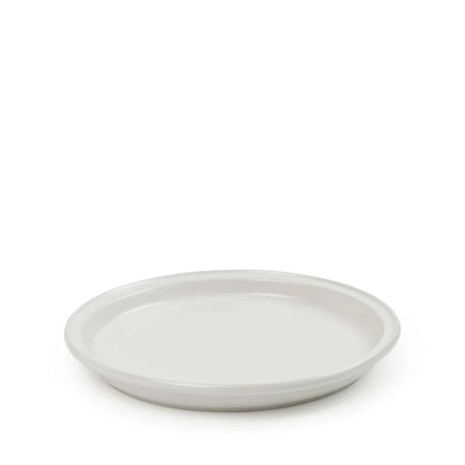Helm 12-Piece Dinner Set - White | Rustic Stoneware Plates & Bowls for Indoor & Outdoor Dining - Image 5