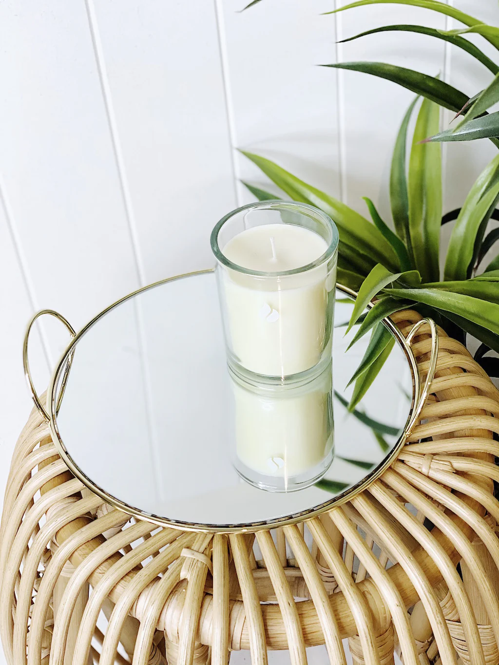 House of Hamptons Mirror Tray (Silver) - 30cm