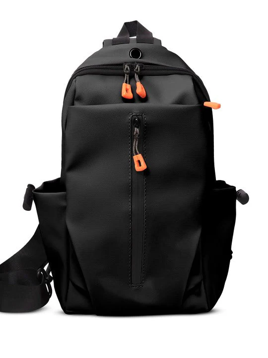 Unisex Textured Crossbody Chest Bag Backpack - Image 3