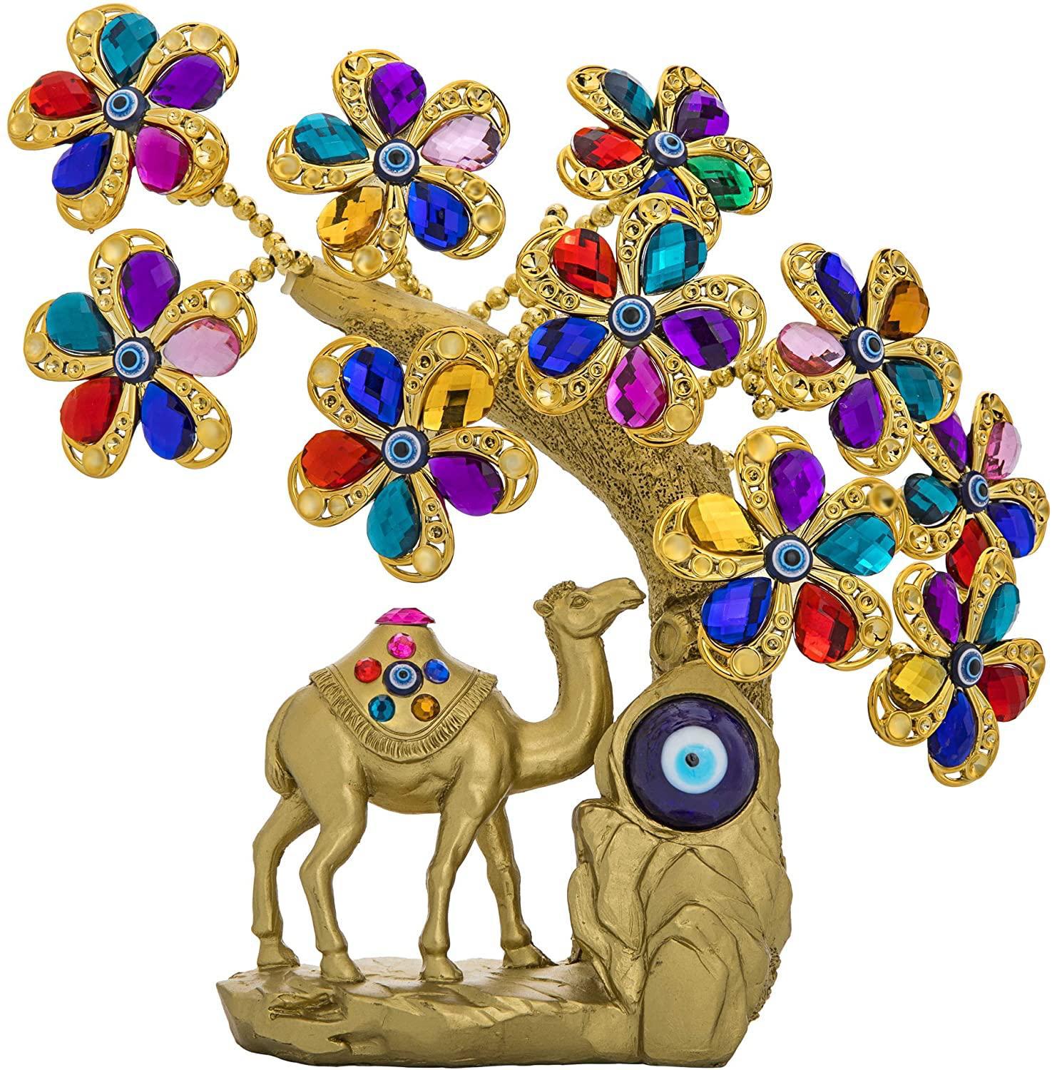 Turkish Lucky Evil Eye Feng Shui Money Tree for Protection, Prosperity & Positive Energy - Image 11