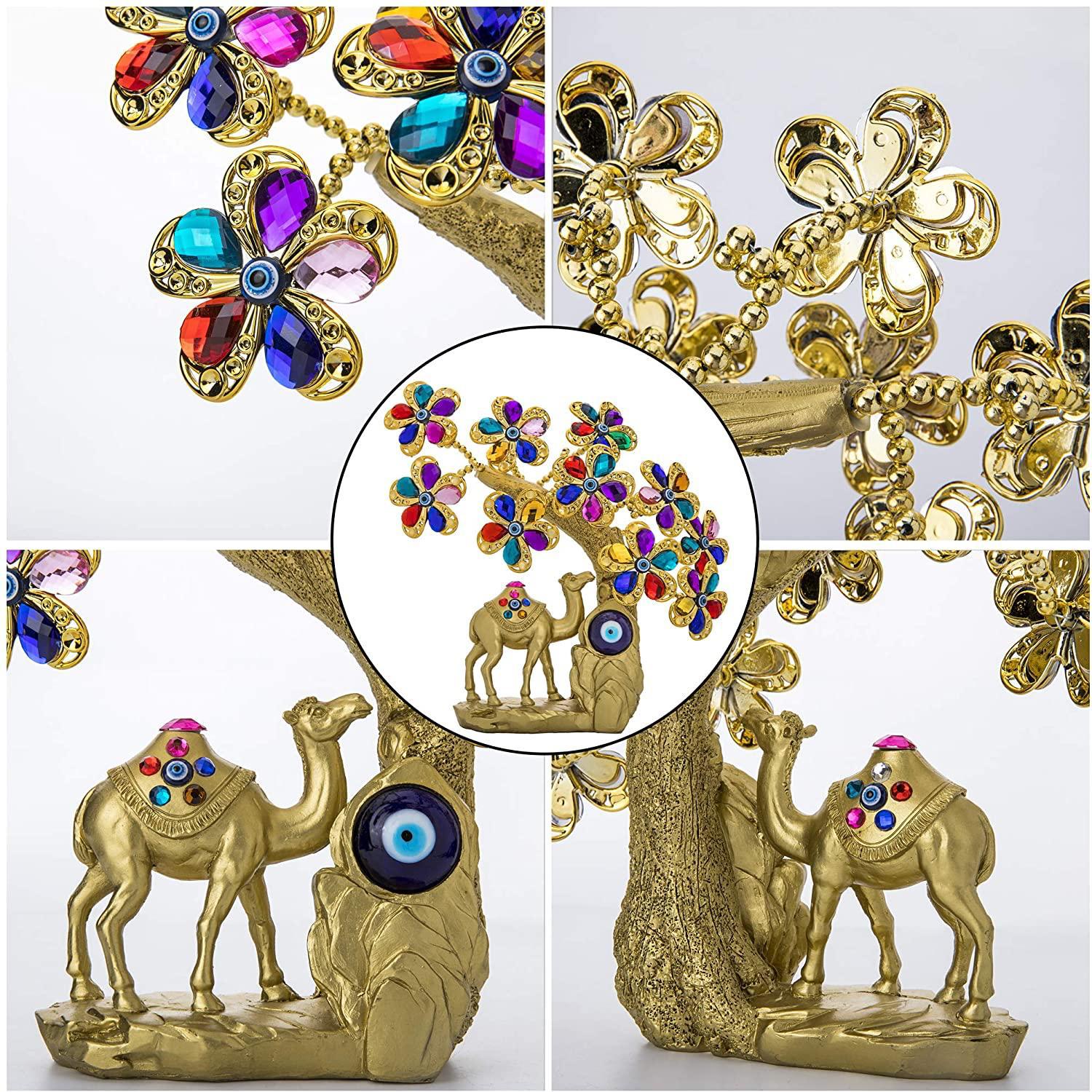 Turkish Lucky Evil Eye Feng Shui Money Tree for Protection, Prosperity & Positive Energy - Image 12