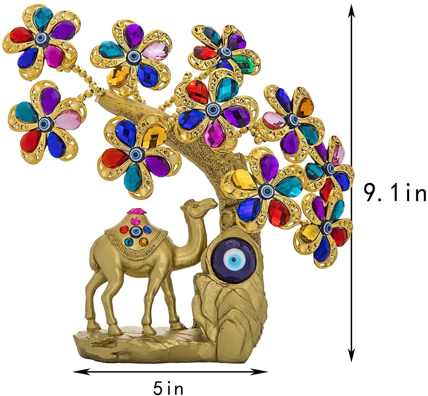 Turkish Lucky Evil Eye Feng Shui Money Tree for Protection, Prosperity & Positive Energy - Image 13