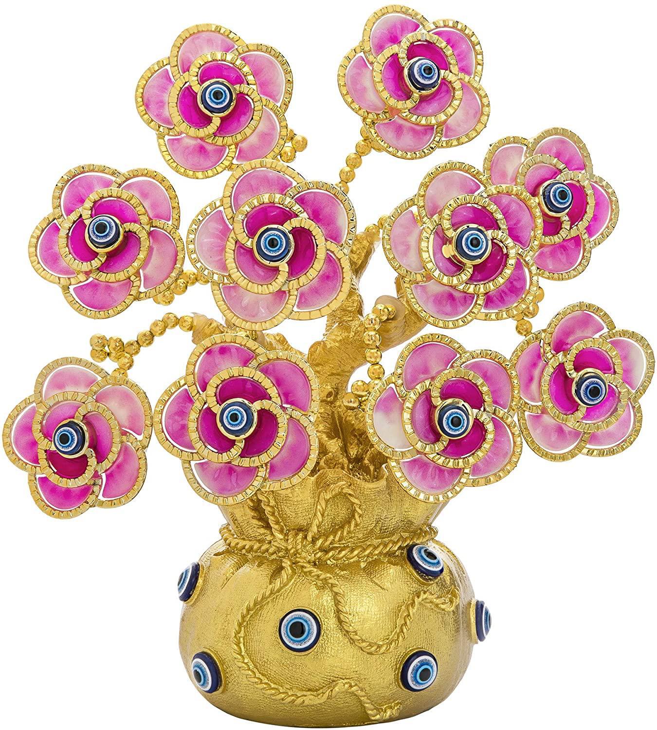 Turkish Lucky Evil Eye Feng Shui Money Tree for Protection, Prosperity & Positive Energy - Image 5