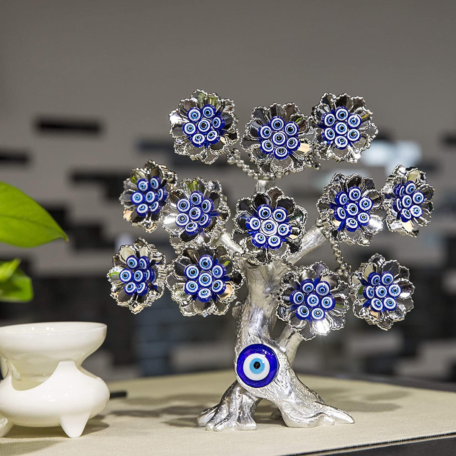 Turkish Lucky Evil Eye Feng Shui Tree – Handmade Home Decor - Image 9