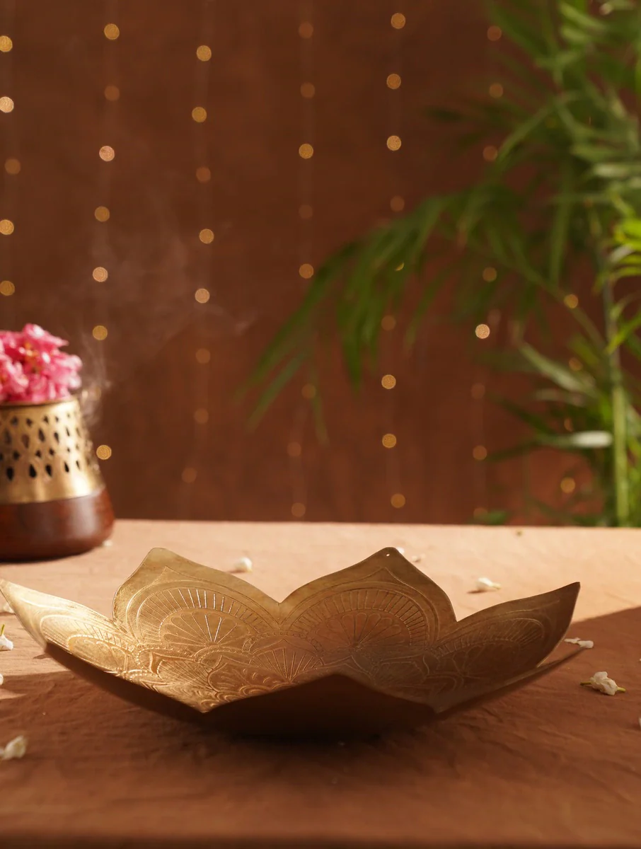 Handcrafted Metal Pressed Mandala shape - Image 4