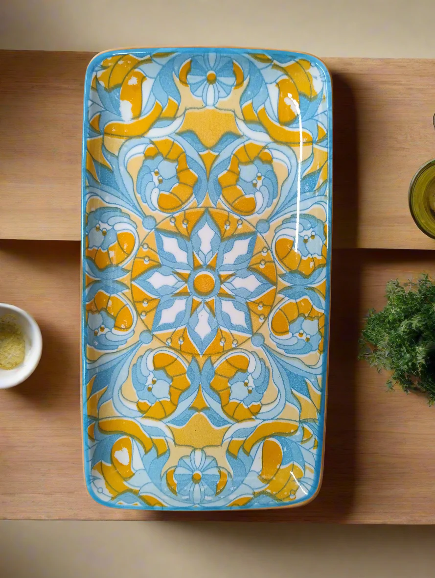 Moroccan Style Rectangle Platter - 20.5 cm - Image 6
