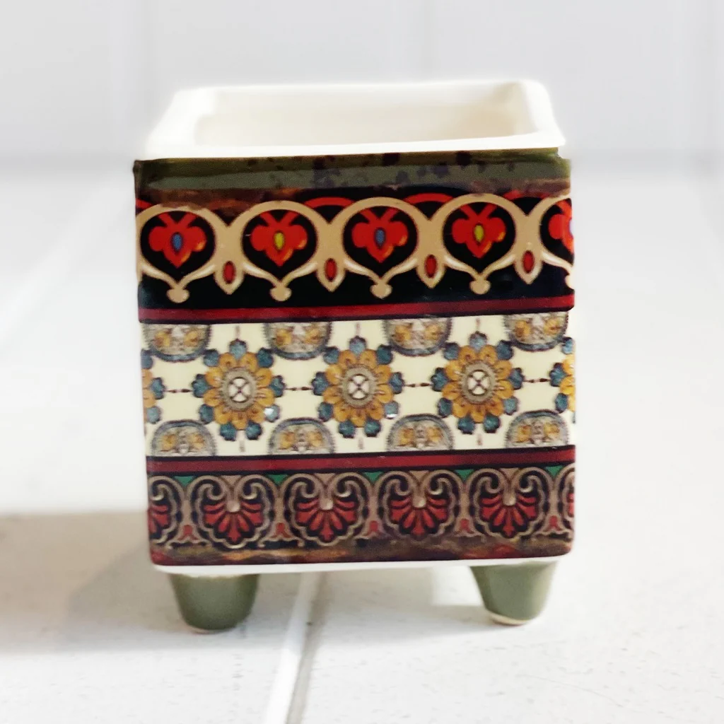 Moroccan Square Pots with Legs - Medium - Image 8