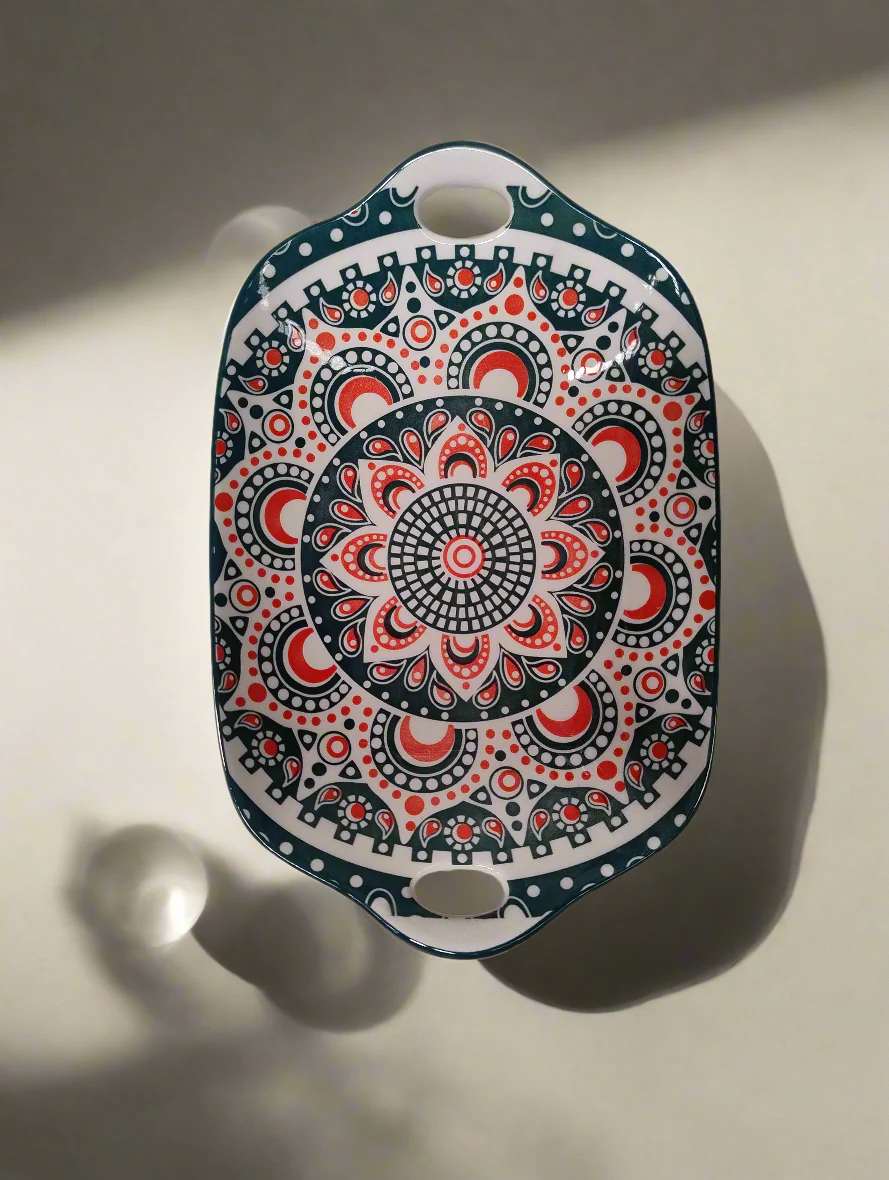 Moroccan Style 11-Inch Medium Platter - Image 6
