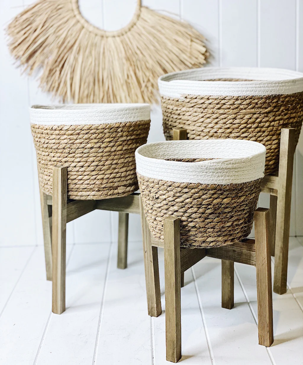 Nirvana Basket Planters with Stand - Small - Image 3