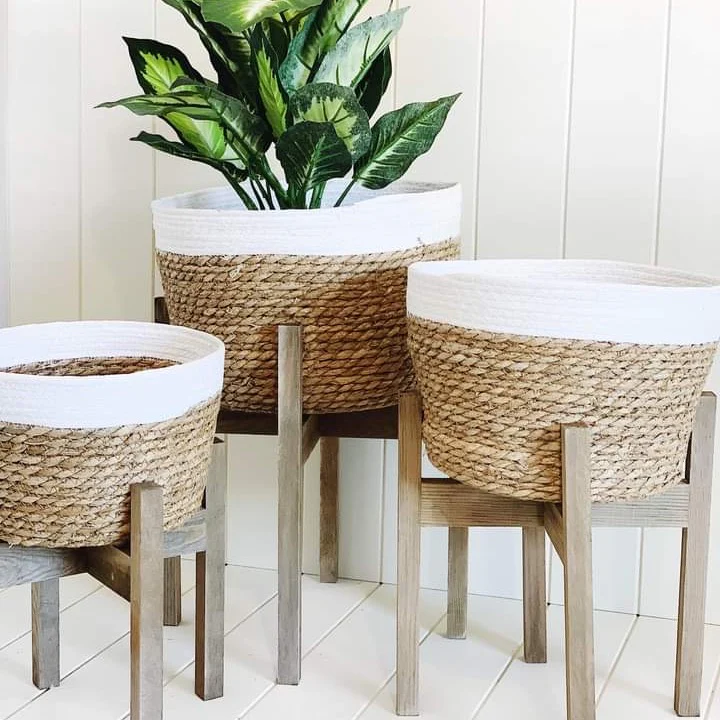 Nirvana Basket Planters with Stand - Small - Image 5