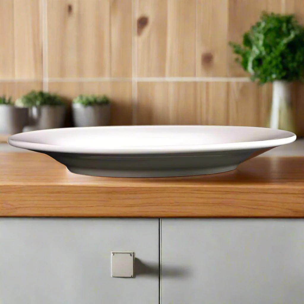 Olympia Lumina Wide Rimmed Round Plate - Image 2