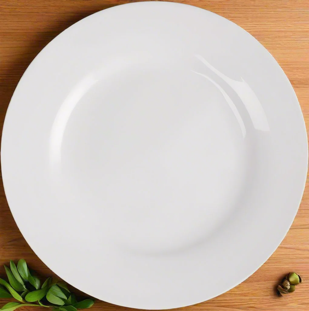 Olympia Lumina Wide Rimmed Round Plate - Image 5